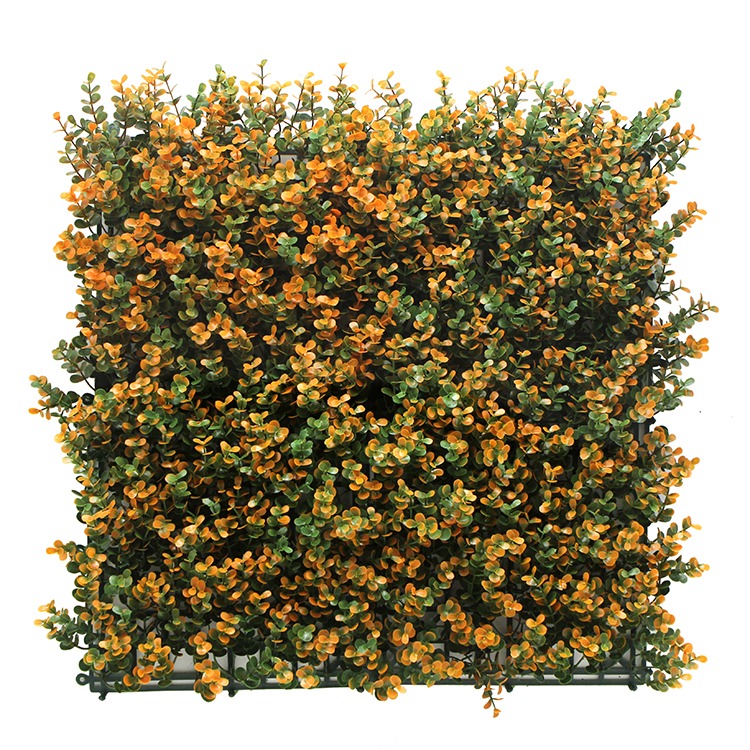 Artificial Green Wall Planks BUXUS ORANGE Pack of 6  Rs:5700/-